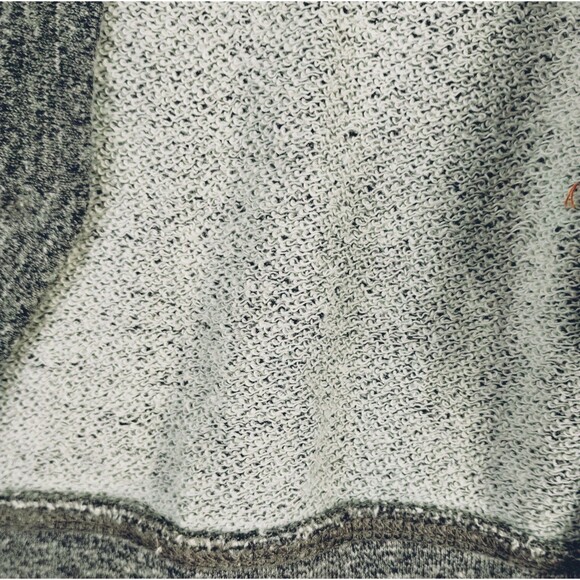 VTG Cardigan Size XL Long Sleeve Button Shawl Collar Pockets Grey Soft Cozy - Picture 10 of 11